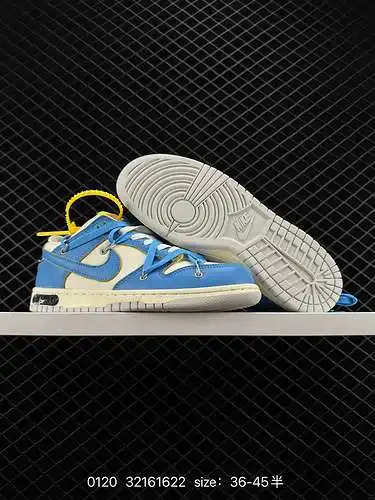 OFF-WHITE x Nike SB Dunk Low zapatillas deportivas con cordones Número de artículo: CI67-6 Talla: 36