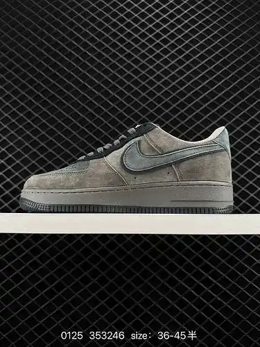 23 Gamuza Nike Air Force Low 7 de nivel corporativo, horma original y cartón original, que crea una 