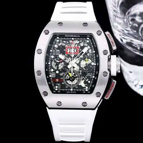 Reloj Richard @ Mill para hombre con movimiento mecánico original totalmente automático, caja superi