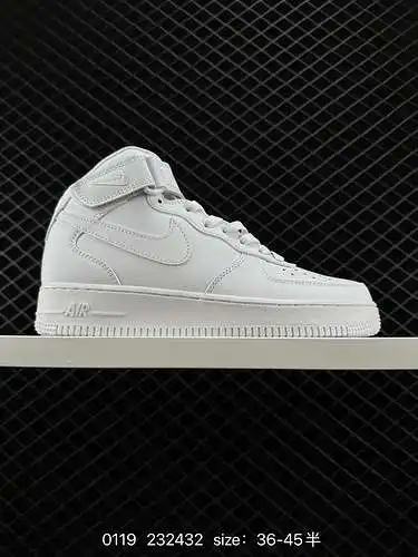 6 Nike Air Force Low Air Force One zapatillas deportivas informales, versátiles y de caña alta. La c