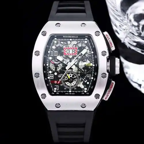 Reloj Richard@Mill para hombre con movimiento mecánico original totalmente automático, caja superior