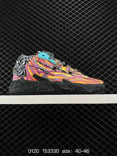 Zapatos Puma para hombre MB3×Puma Rick and Morty, zapatillas de baloncesto LaMelo Ball de tercera ge