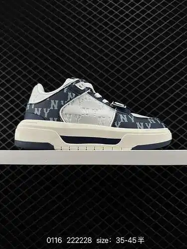 4 Los zapatos para hombres y mujeres de la marca deportiva MLB/Korea F&F son medias tallas genui