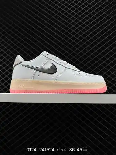 2 Nike Air Force Low Air Force 1 zapatillas deportivas informales, versátiles y de caña baja. La com