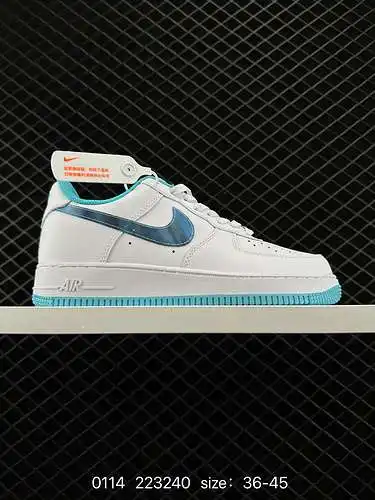 2 Nike Air Force Low Air Force 1 zapatillas deportivas informales, versátiles y de caña baja. La com