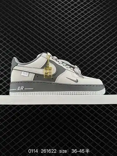 Nike Air Force Low Air Force 1 zapatillas deportivas informales, versátiles y de caña baja. La combi