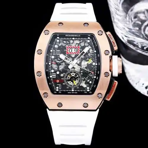 Reloj Richard@Mill para hombre con movimiento mecánico original totalmente automático, caja superior