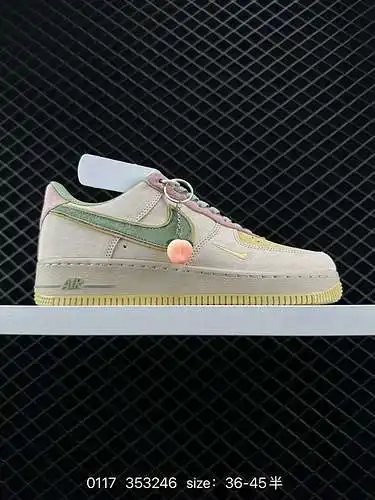 23 Nike Air Force Low Air Force 1 zapatillas deportivas informales, versátiles y de caña baja. La co