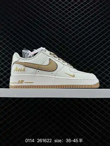 Nike Air Force Low Air Force 1 zapatillas deportivas informales, versátiles y de caña baja. La combi