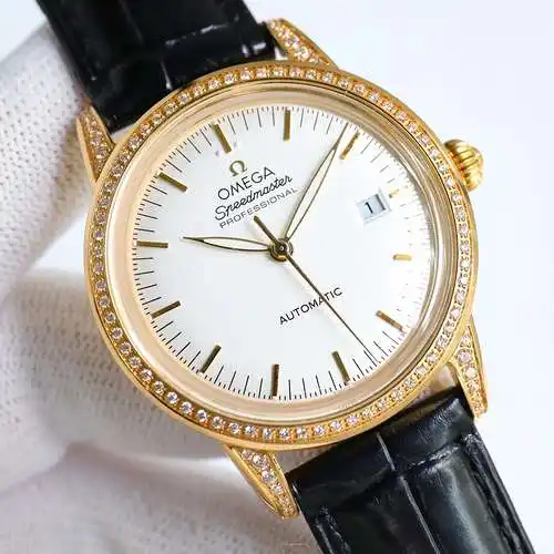 Reloj Ou@mega para hombre con movimiento mecánico original totalmente automático, caja superior de a