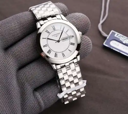 Reloj Lang@Qin para hombre con movimiento mecánico original totalmente automático, caja superior de 