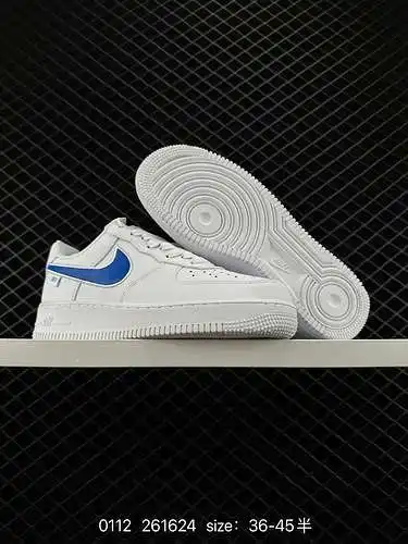 2 Nike Air Force Low Air Force 1 zapatillas deportivas informales, versátiles y de caña baja. Con un