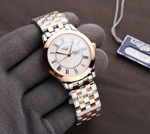 Reloj Lang@Qin para hombre con movimiento mecánico original totalmente automático, caja superior de 