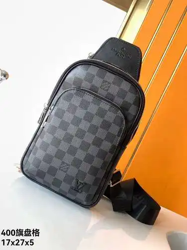 Bolso de pecho para hombre LL, fabricado en piel de vacuno original importada, alta calidad, entrega