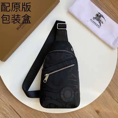 Bolso de pecho para hombre BBR, fabricado en piel de vacuno original importada, alta calidad, entreg