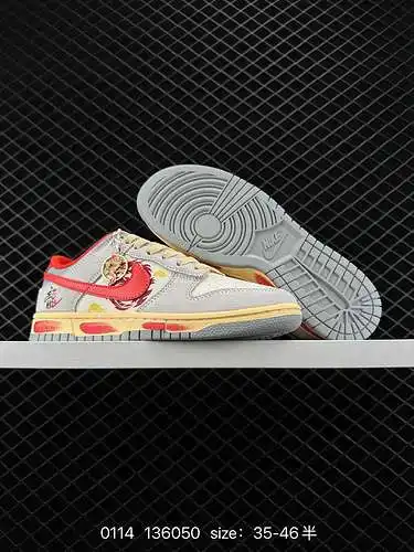2 NK Dunk Low Steam Puppet CNY Year of the Dragon Limited Dragón chino Blanco Gris Naranja FJ429-33 