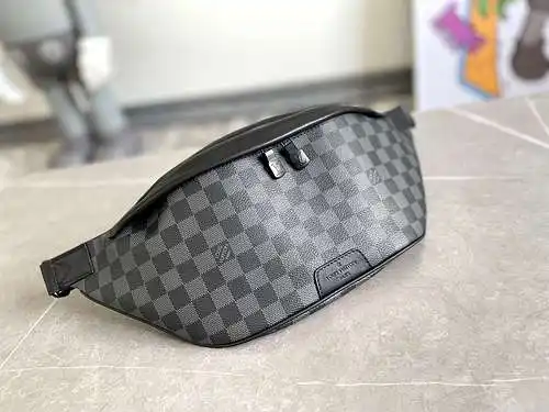 Riñonera para hombre LL, fabricada en cuero original importado de primera calidad, versión réplica d