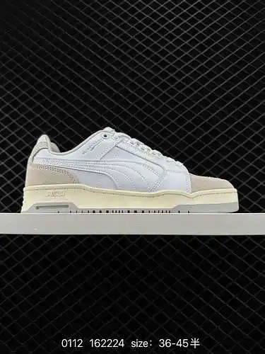 2 zapatillas casual retro oficiales de PUMA para parejas de hombre y mujer SLIPSTREAM LO Número de a