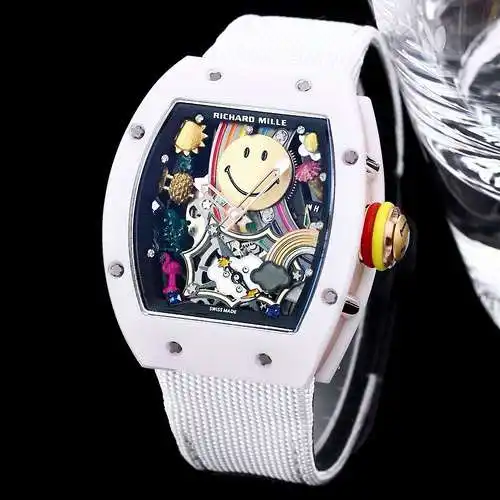 Reloj Richard@Mill para hombre con movimiento mecánico original totalmente automático, caja superior