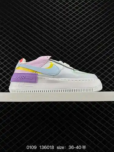 9 Nike WMNS Air Force Shadow Macaron Army Air No. 1 zapatos versátiles de caña alta y baja con incre