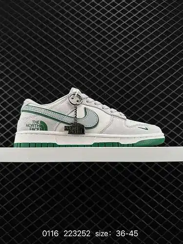 26 Nike Zapatillas Nike Dunk Low Retro North Face Zapatillas retro de marca compartida North Face. C