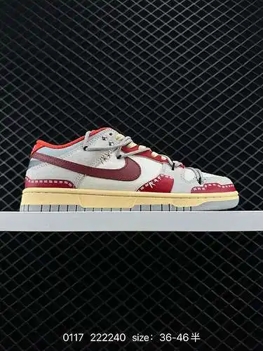 2 Cordones con cordón deconstruidos Nike SB Dunk Low a nivel de empresa Altamente recomendado por la