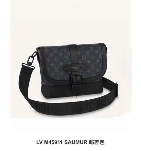 Bolso mensajero especial para hombre LL, fabricado en cuero original superior importado, versión rép