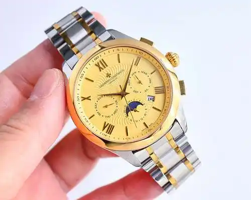 Reloj Vacheron Constantin @Denton reloj para hombre con movimiento mecánico original totalmente auto