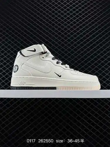 2 Nike Air Force Low Air Force One zapatillas deportivas informales, versátiles y de caña alta. La c