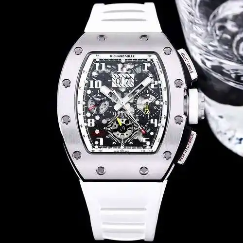 Reloj Richard @ Mill para hombre con movimiento mecánico original totalmente automático, caja superi