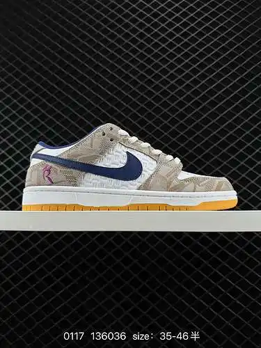 8 Rayssa Leal x Nike SB Dunk Low Nike SB Low Pato mandarín azul y morado de marca compartida El cuer