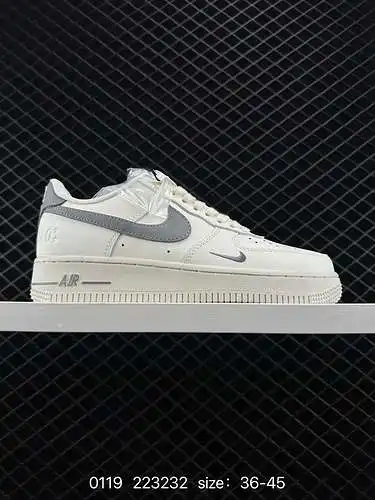 6 Nike Air Force Low Air Force 1 zapatillas deportivas informales, versátiles y de caña baja. La com