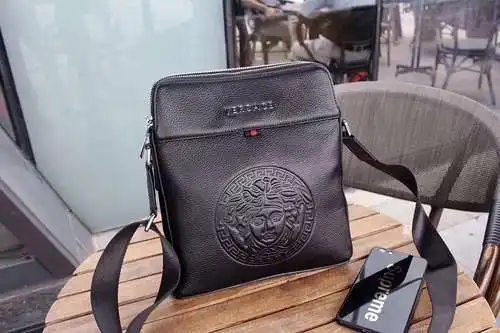 Bolso bandolera para hombre Fan@Sizhe, fabricado en piel de vacuno original importada, alta calidad,