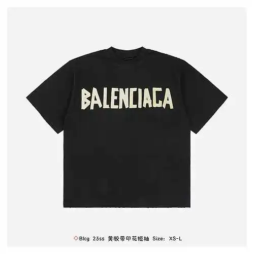 ◇Blcg 23ss cinta amarilla estampada manga corta