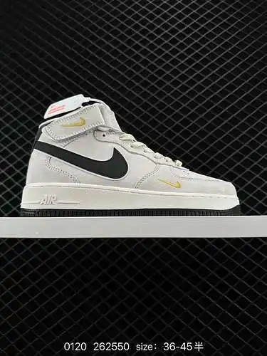 2 Nike Air Force Low Air Force One zapatillas deportivas informales, versátiles y de caña alta. La c