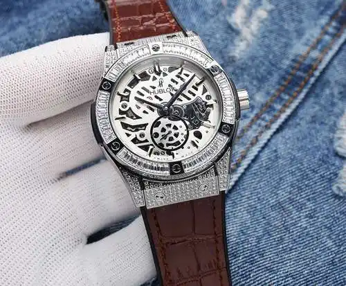 Reloj Heng@bao para hombre con movimiento mecánico original totalmente automático, caja superior de 