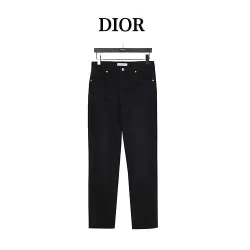 pantalones vaqueros con eslogan CD/Dior