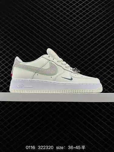 Nike Air Force Low Air Force 1 zapatillas deportivas informales, versátiles y de caña baja. La combi