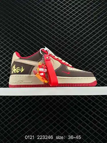 23 Nike Air Force Low Las zapatillas casuales de caña baja Air Force 1 crean una versión pura de Air