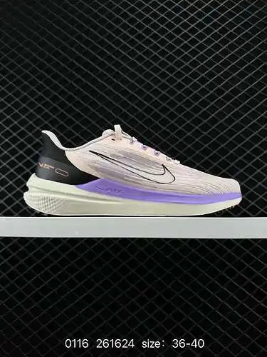 2 Nk Air Zoom Winflo de novena generación, negro y marrón, zapatillas de malla para correr con aire,