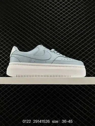 3 NIKE Las nuevas zapatillas deportivas y de ocio Nike Court Vision Alta LTR con suela gruesa y real