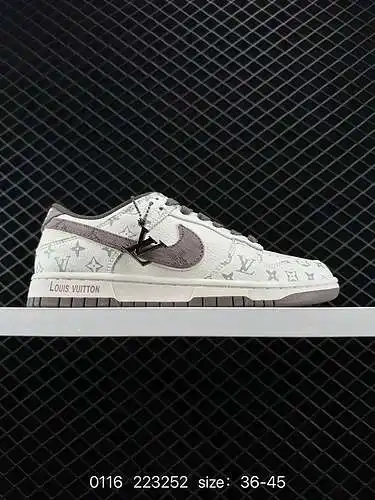 26 Zapatillas Nike Nike Dunk Low Retro Zapatillas retro de marca compartida LV. Una zapatilla de bal