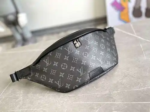 Riñonera para hombre LL, fabricada en cuero original importado de primera calidad, versión réplica d
