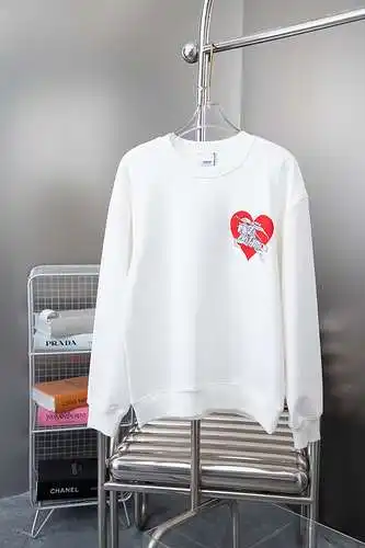 Burberry BBR 23FW pareja amor caballero guerra caballo etiqueta pequeña sudadera con cuello redondo