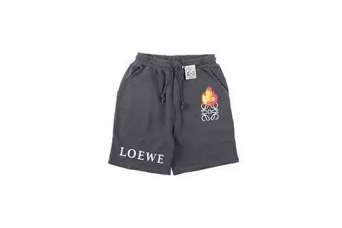 Loe*we Pantalón corto Loewe 23SS llamas