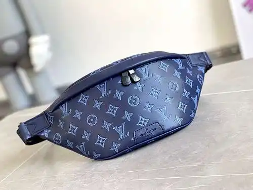 Riñonera LL para hombre, fabricada en cuero original importado de primera calidad, versión réplica d
