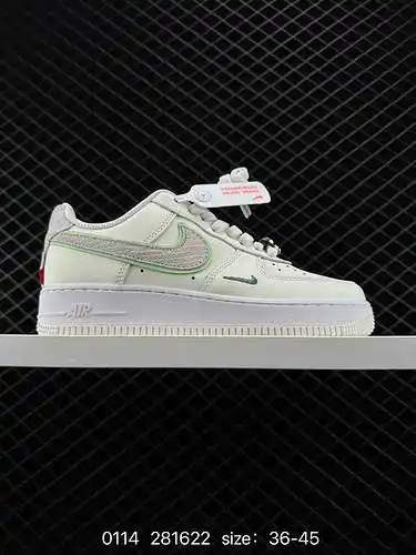 Nike Air Force Low Air Force 1 zapatillas deportivas informales, versátiles y de caña baja. La combi