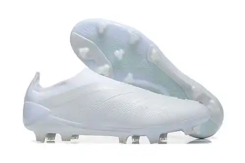 (Llegó) Zapatos de fútbol Adidas Falcon 24 totalmente tejidos sin cordones y de caña alta FG PREDATO