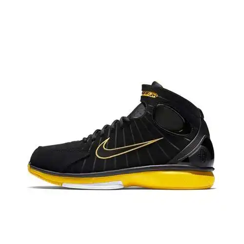 Zapatillas de baloncesto NIKE AIR ZOOM HUARACHE 2K4 Kobe Bryant negras y doradas 308475-102