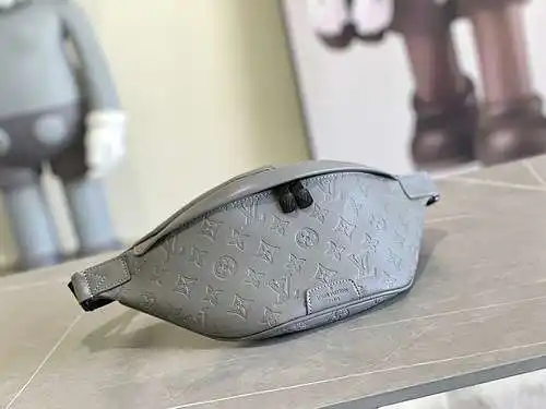 Riñonera para hombre LL, fabricada en cuero original importado de primera calidad, versión réplica d